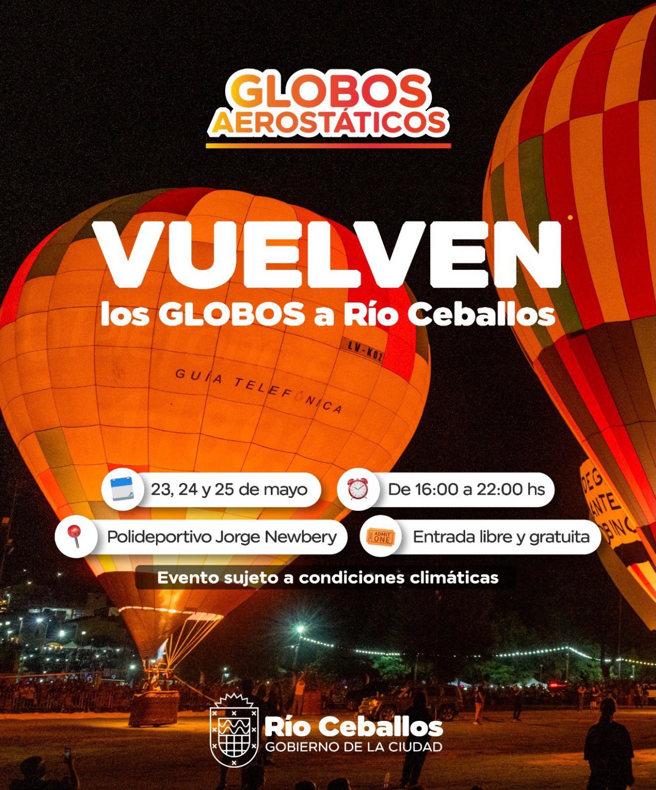 Río Ceballos se prepara para el regreso del festival de globos aerostáticos