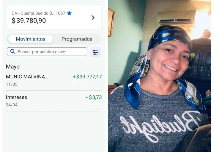 Ayudemos a Laura Sánchez, portera del Jardín Ciudad de Malvinas