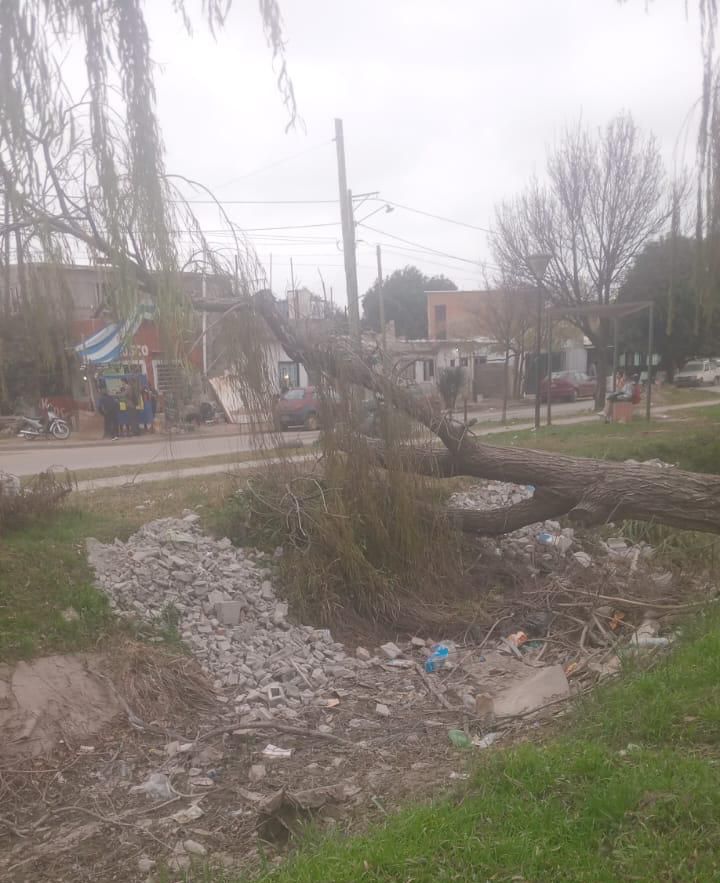 Vecinos alertan por el estado del canal sobre Gaucho Rivero (segunda sección) y reclaman mayor compromiso ciudadano y presencia municipal