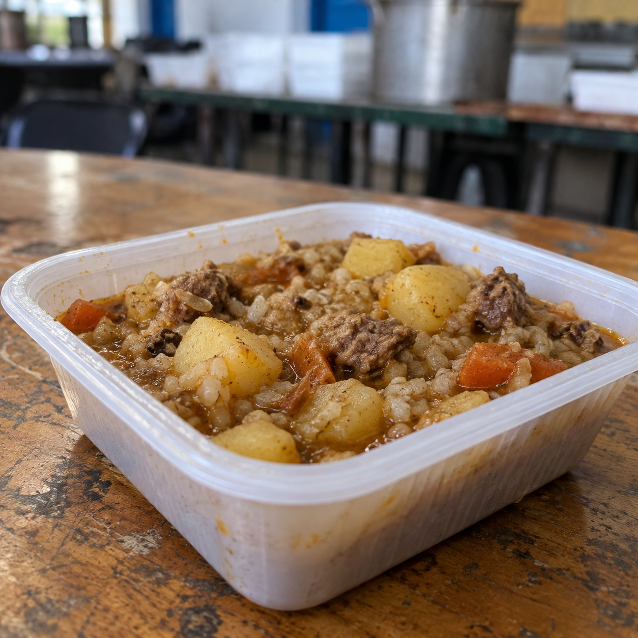 Vecinos cuestionan la entrega de viandas en el comedor municipal de la Primera Sección: denuncian que recibieron comida guardada de días anteriores